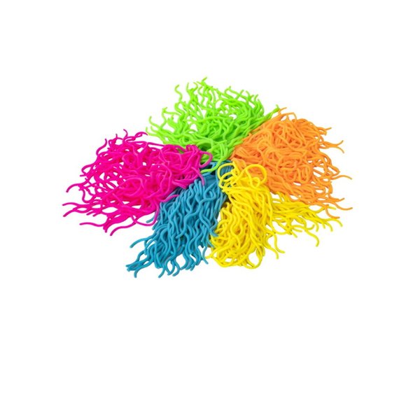 Nee-Doh Stress Toys  One of Each- Heart Strings,  Hearts and Ramen Noodlies - Picture 10 of 11